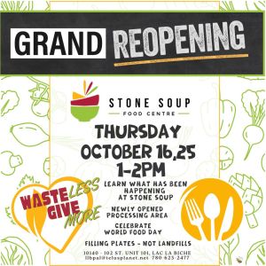 World Food Day & Our Grand Re-Opening